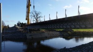 CUPLOK formställning för samverkansbro i stål och betong.