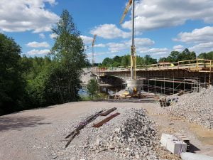 CUPLOK formställning för samverkansbro i stål och betong