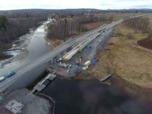 CUPLOK formställning för samverkansbro i stål och betong