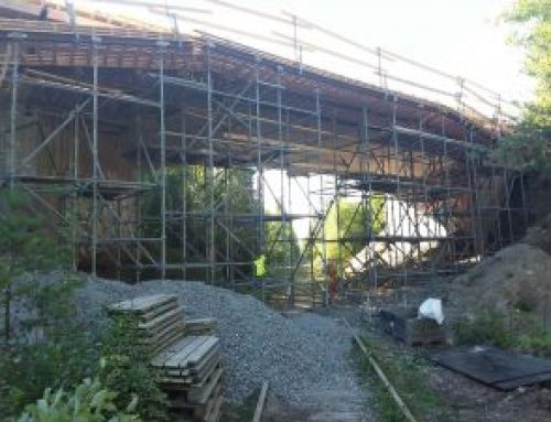 Kantbalksbyte Bro 21-205-1 Fredriksfors station